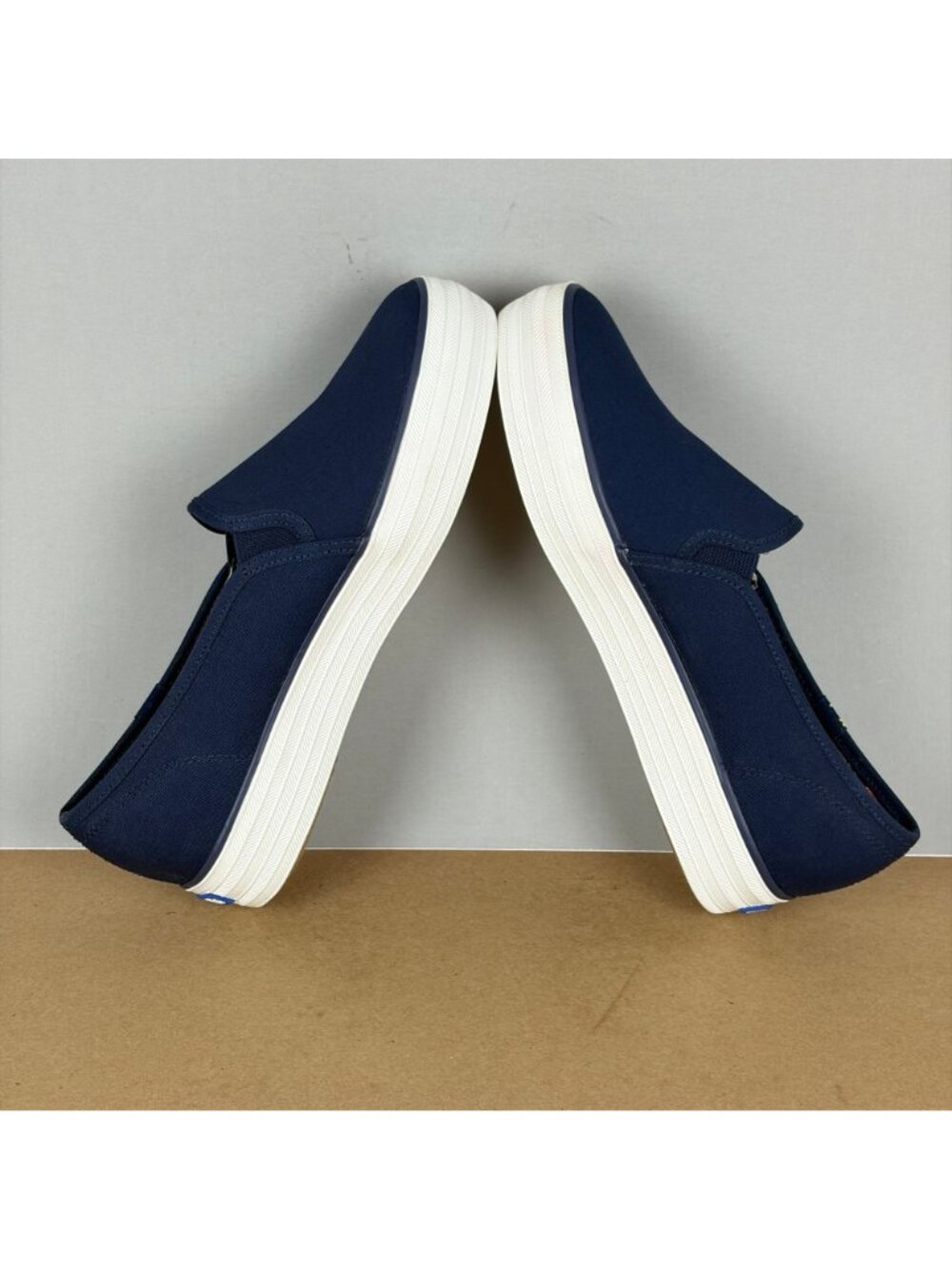 Keds Triple Decker Rifle Paper Company Cherries Slip On Sneakers Womens 8 Blue - Picture 5 of 10